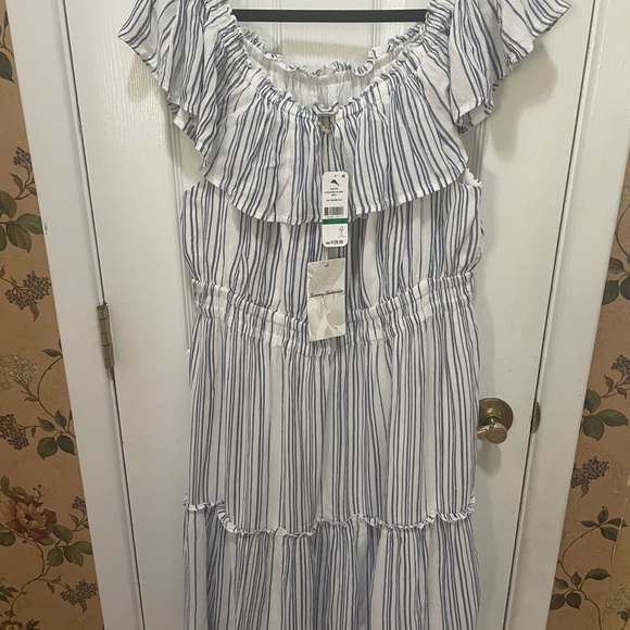 Tommy Bahama Dresses & Skirts - Tommy Bahama Blue and White Striped Dress